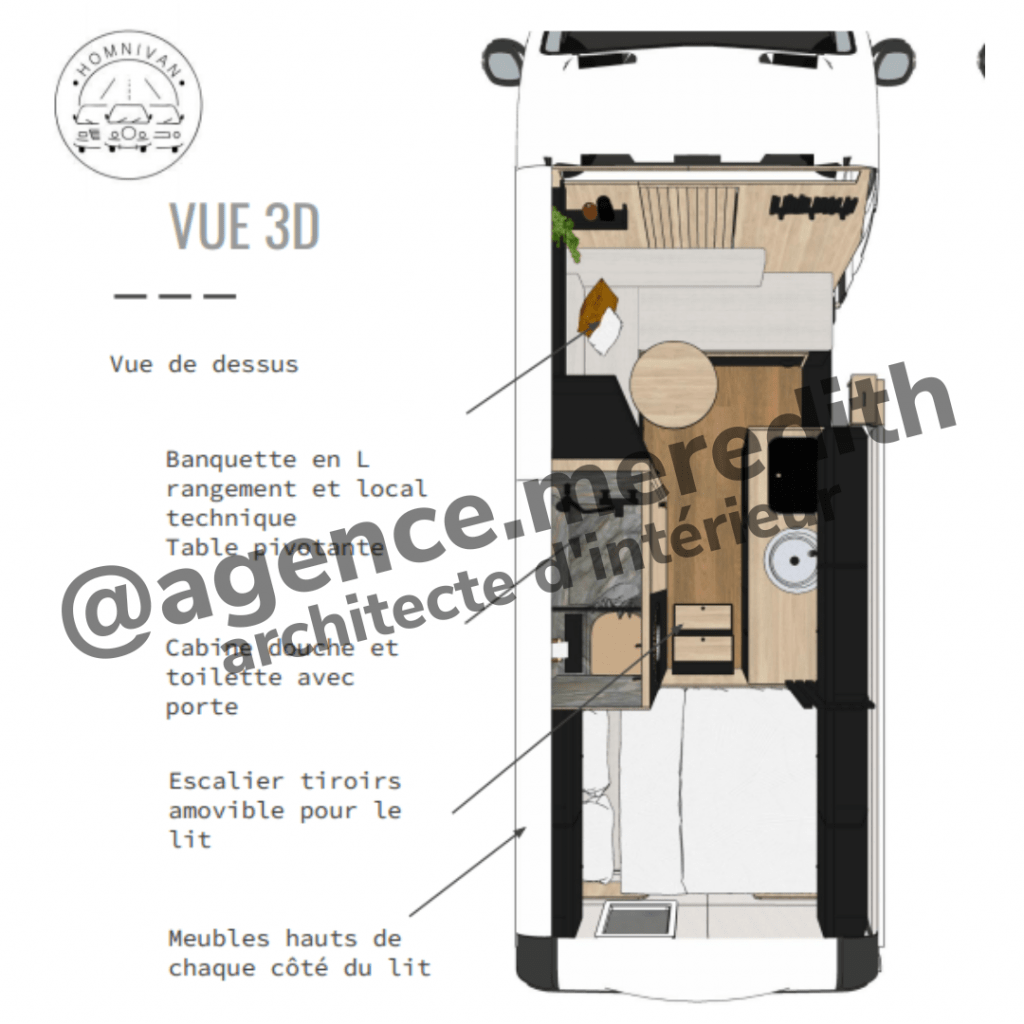 Plan 3D boxer L4H2 aménagé